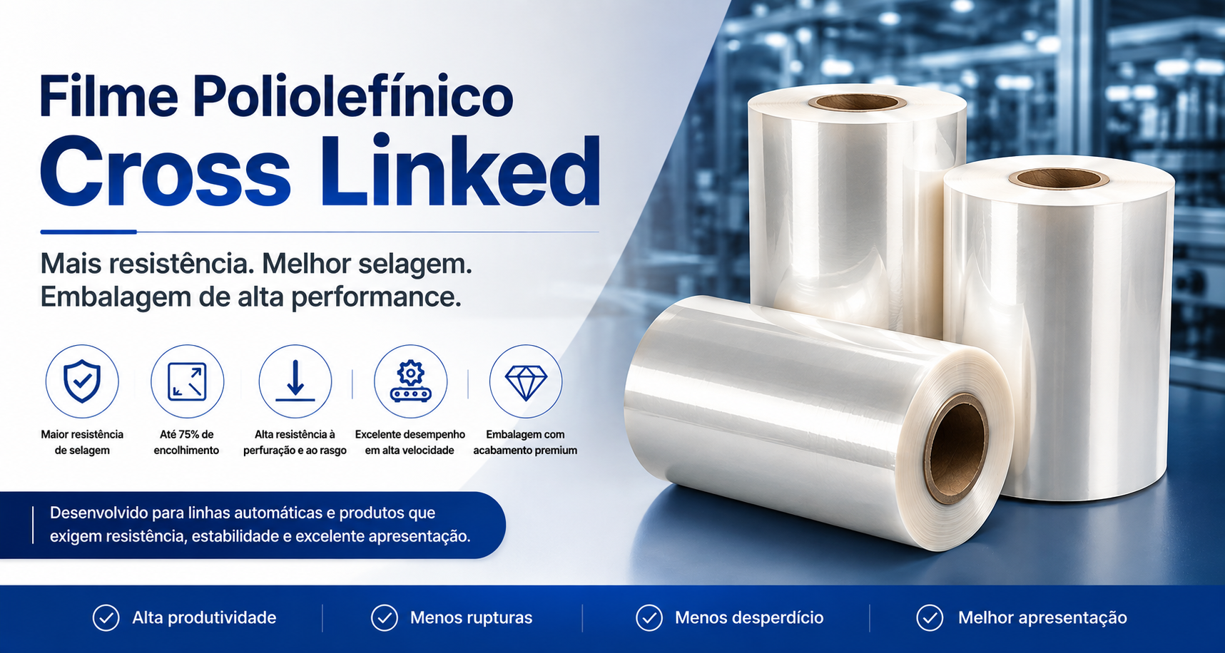 Filme Poliolefínico Cross Linked: Vantagens e Aplicações