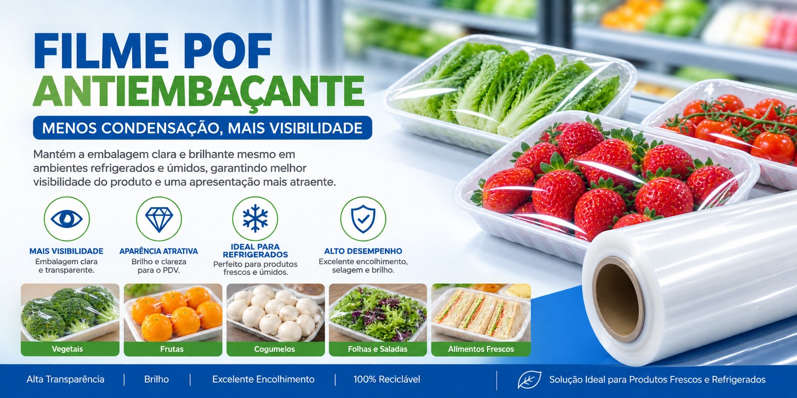 Filme POF Antiembaçante: Como Reduzir a Condensação nas Embalagens