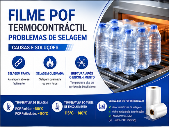 Problemas de Selagem do Filme Poliolefínico Termoencolhível: Causas e Soluções