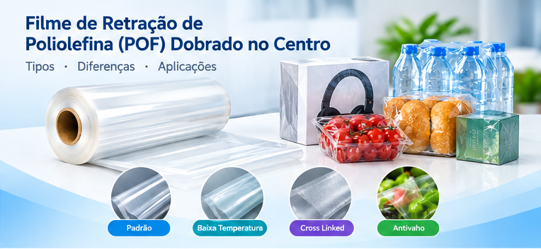 Filme de Retração de poliolefínico (POF) Dobrado no Centro: Tipos, Diferenças e Aplicações